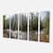 Designart - Mountain River Panorama - Landscape Canvas Art Print